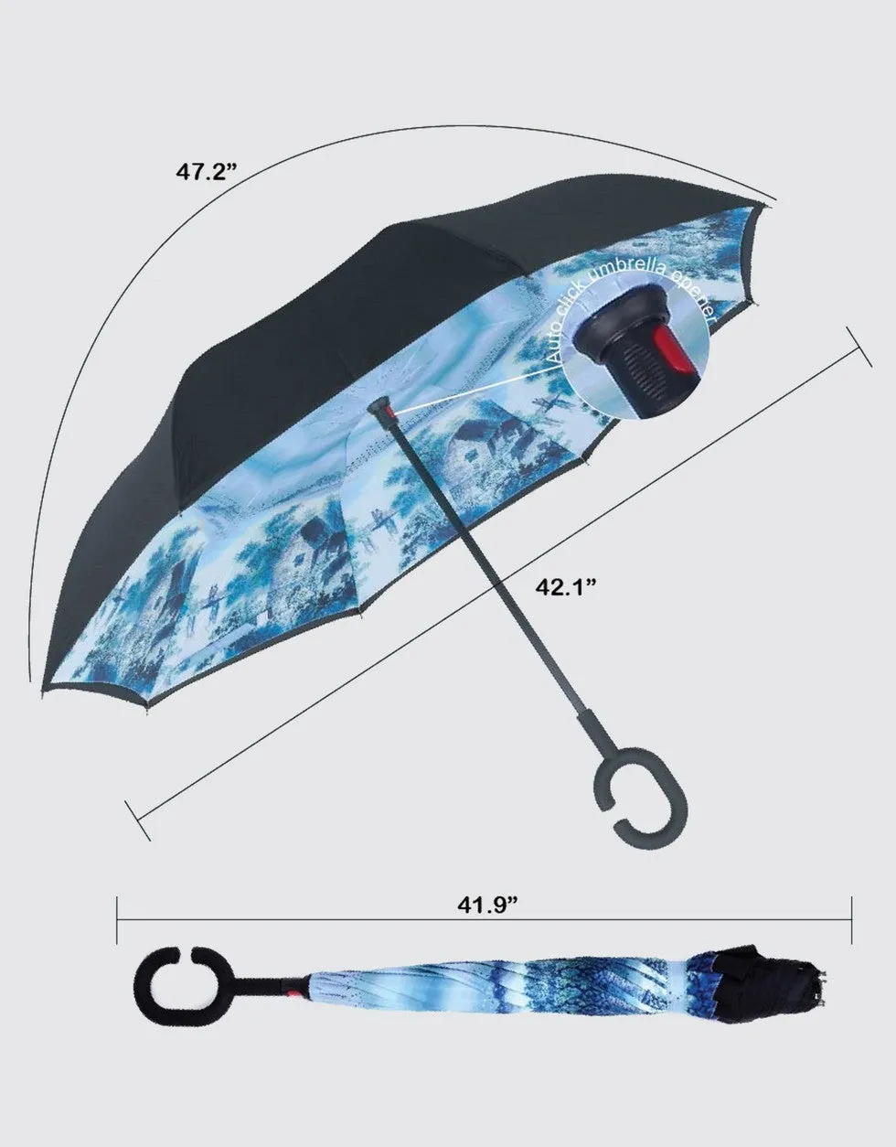 Dapple Canopy Inverted Umbrella