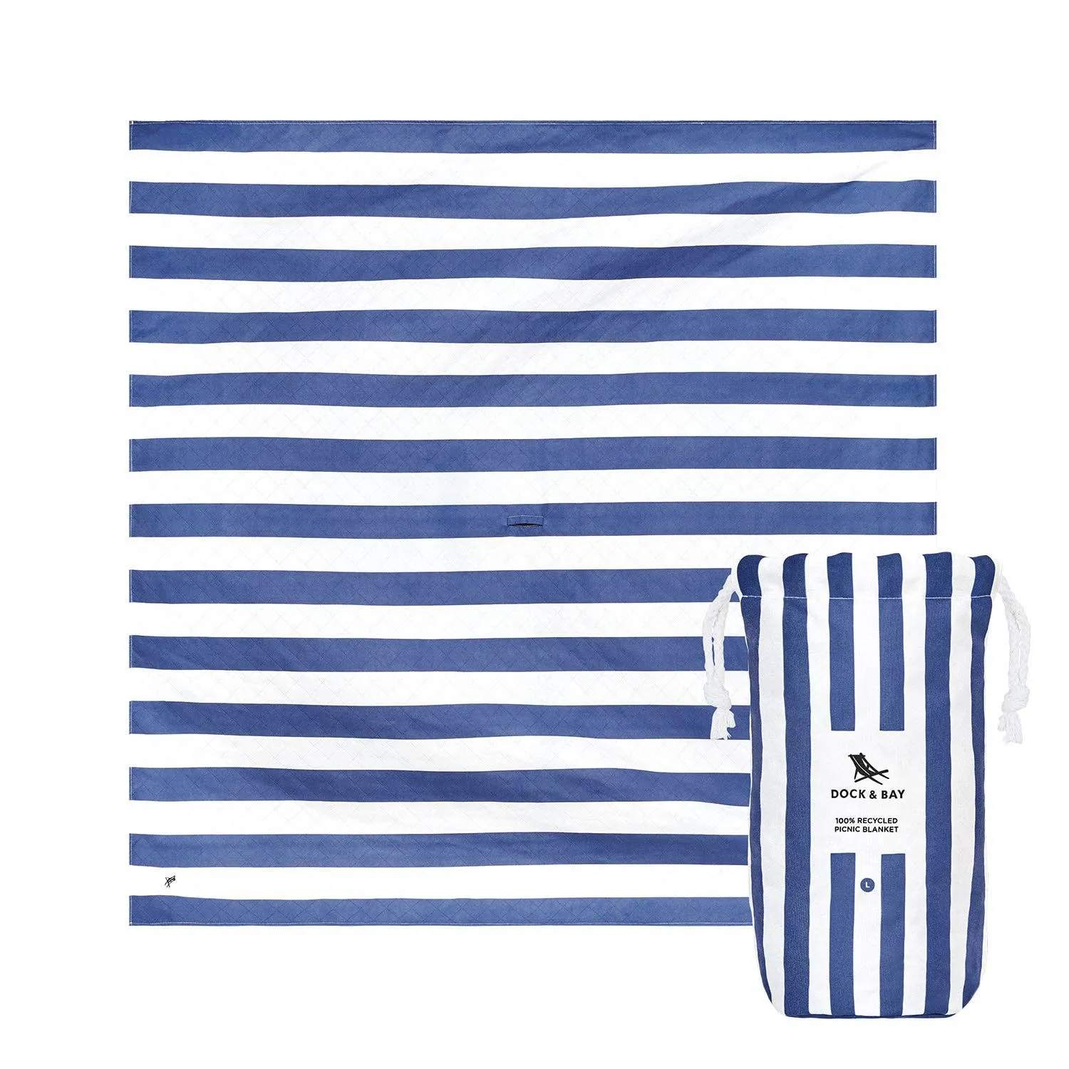 Dock & Bay USA Large Picnic/Beach Blanket - Quick dry