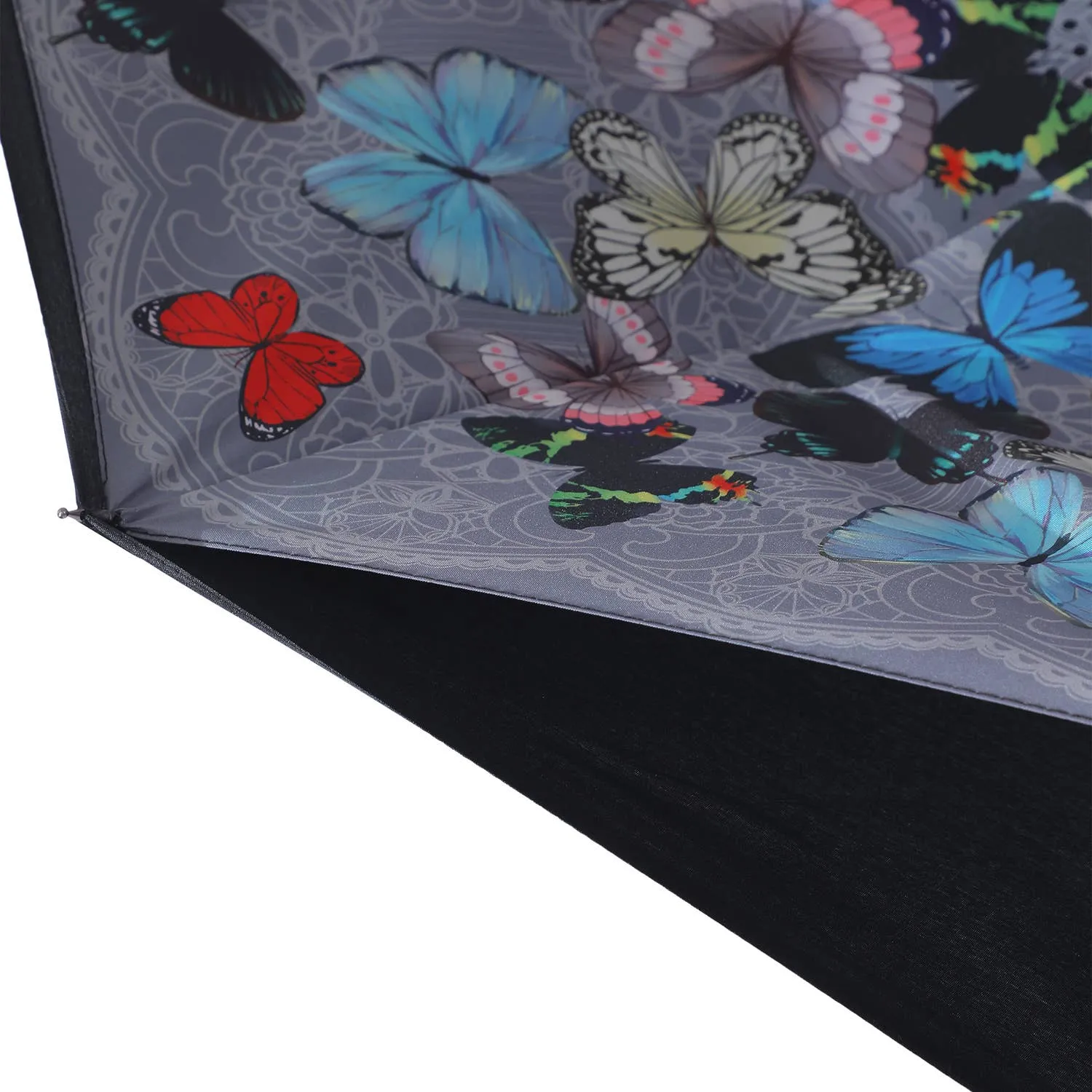 Exotic Multi Coloured Butterflies Upside Down Umbrella