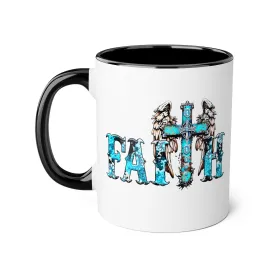 Faith Wings Accent Mugs, 11oz