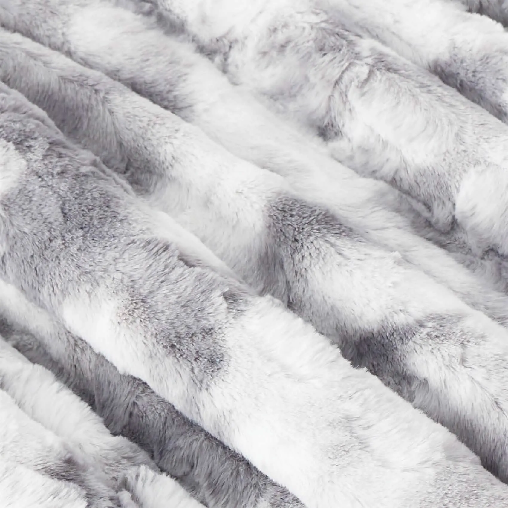 Faux Fur and Sherpa Tie-dye Reversible Blanket