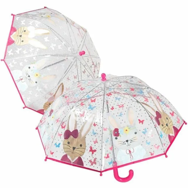 Floss & Rock Transparent Color Changing Umbrella | Bunny