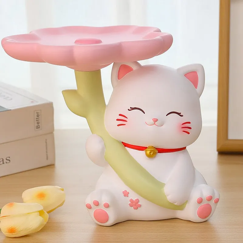 Flower Umbrella Cat Storage Stand