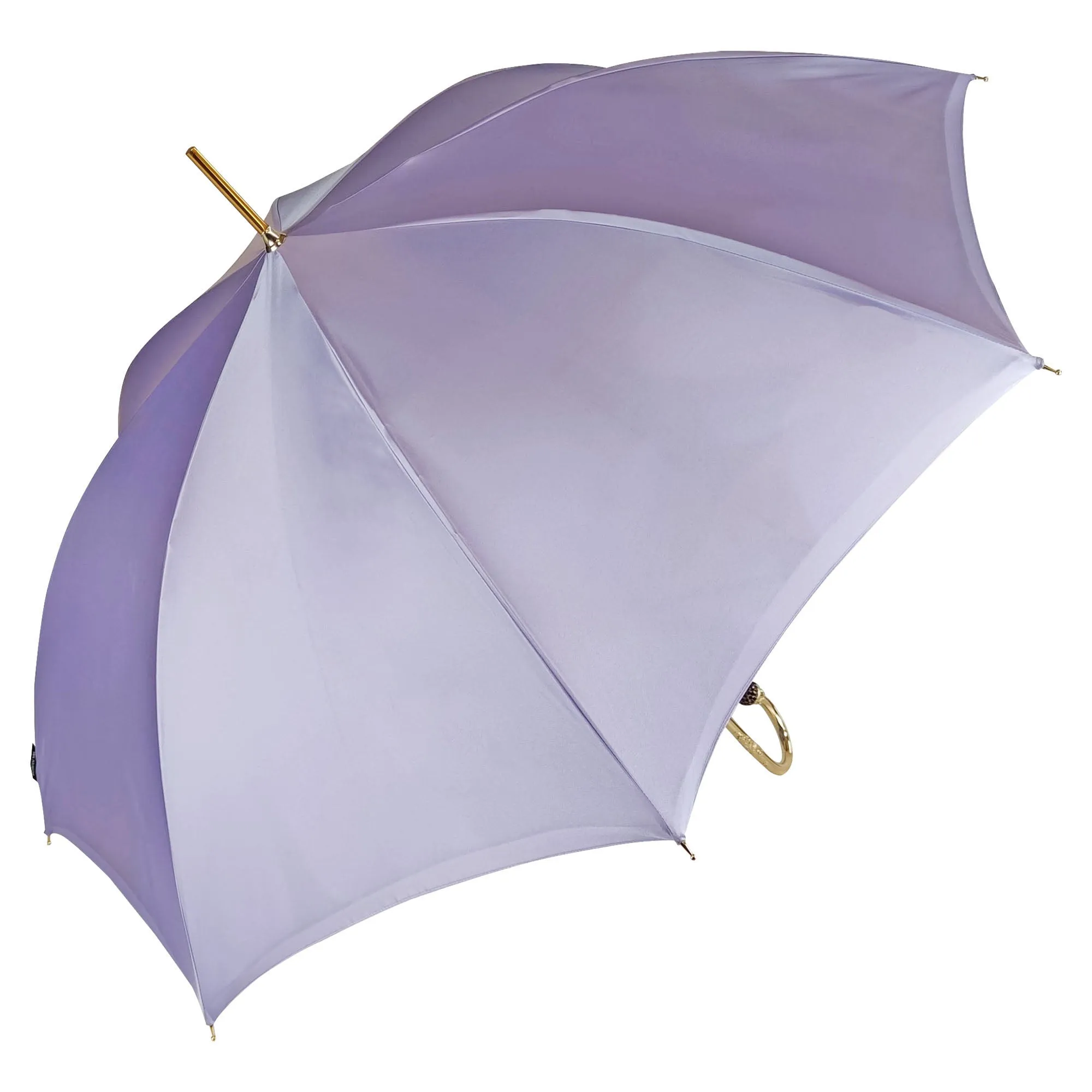 Flowered umbrella in shades of lilac