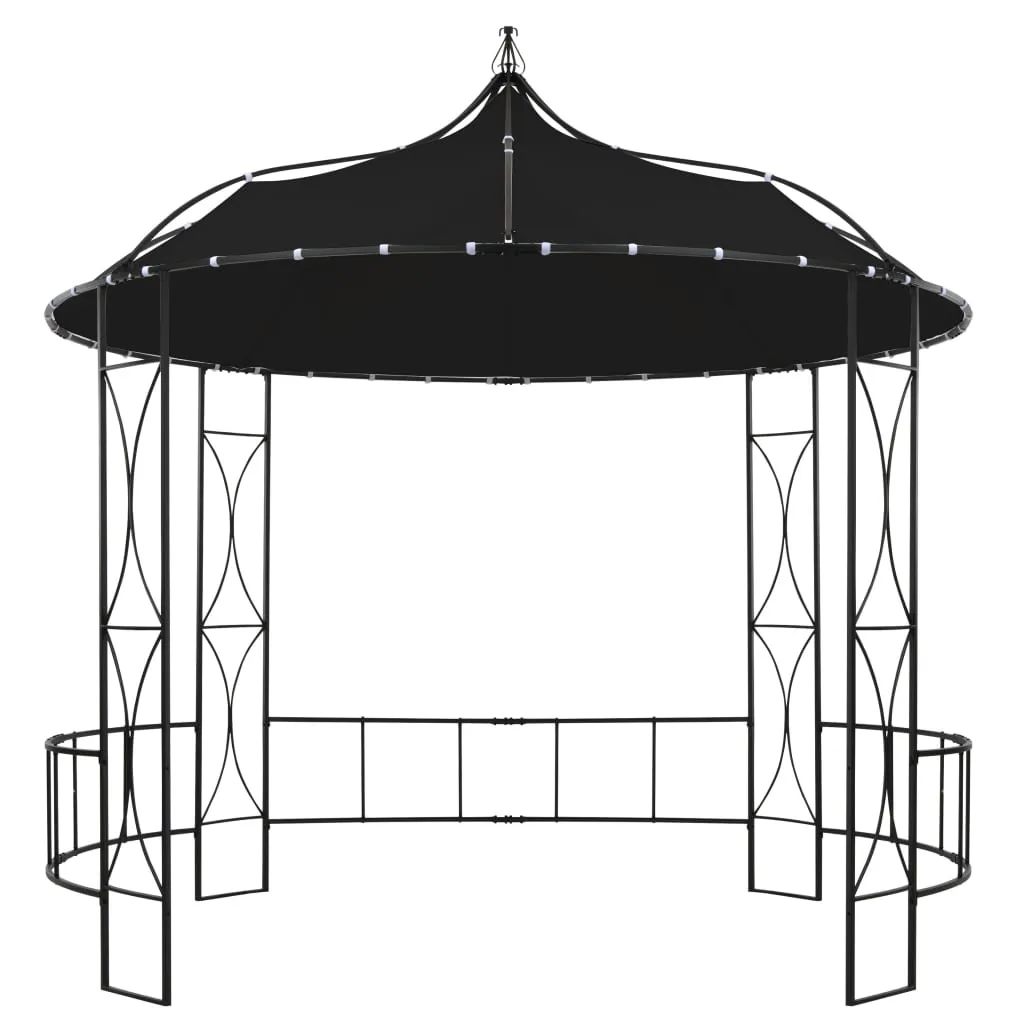 Gazebo 300x290 cm Anthracite Round