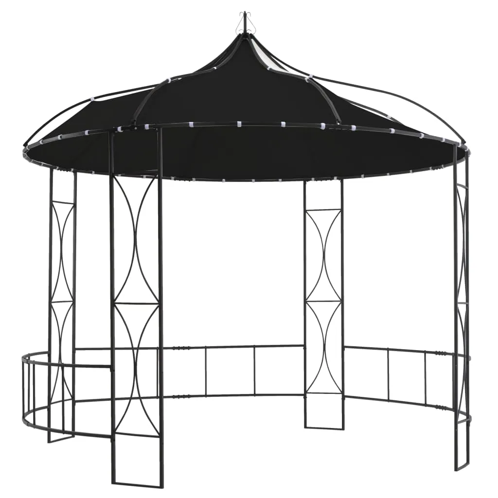 Gazebo 300x290 cm Anthracite Round