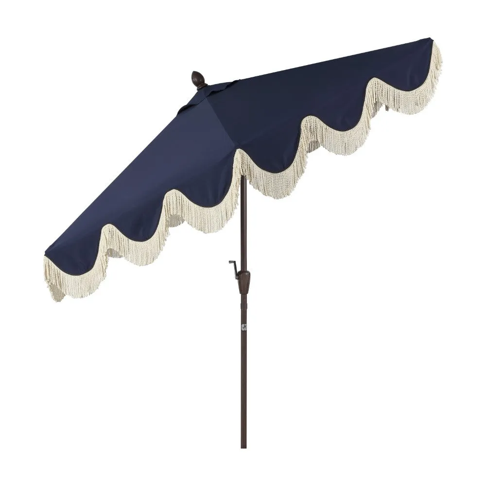 Globex 9 ft. Classic Cottage Tassel Market Patio Umbrella