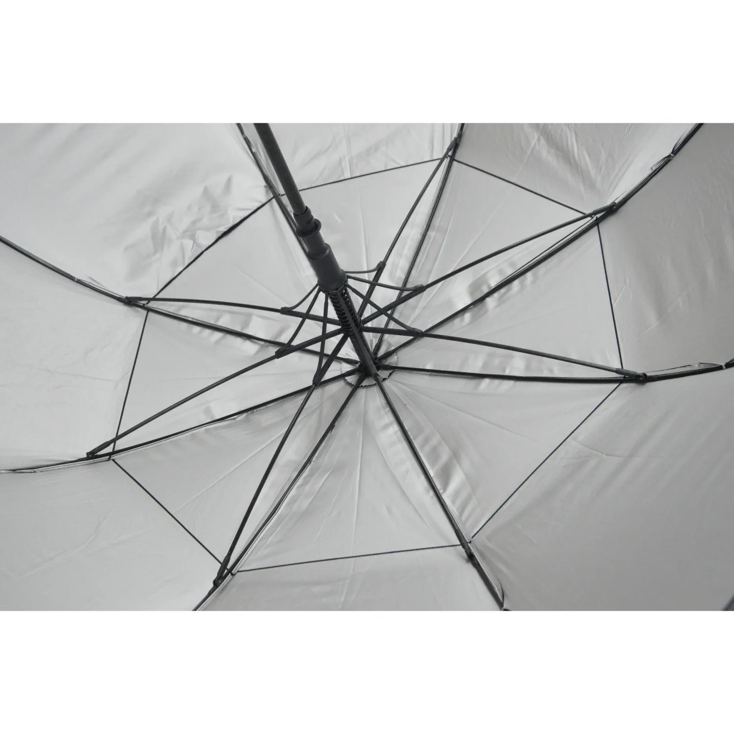 GolfBasic 60'' EP Coated Double Canopy Golf Umbrella (Black)