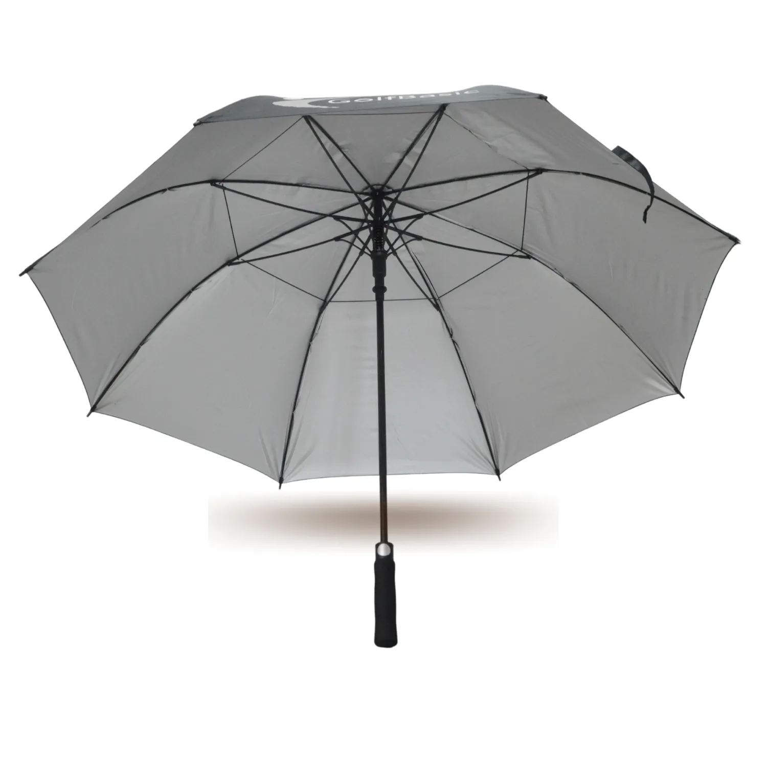 GolfBasic 60'' EP Coated Double Canopy Golf Umbrella (Black)