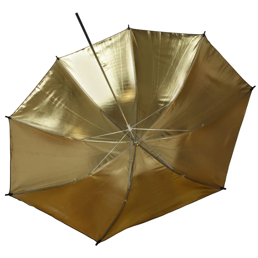 Hypop Large Black Gold Reflective Umbrella (36"/92cm)