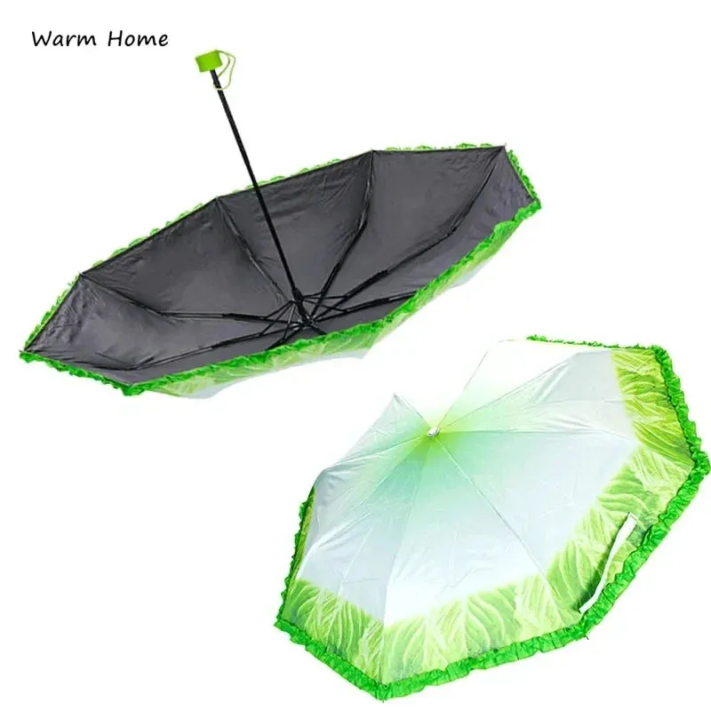 Lettuce Shaped Compact Umbrella