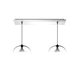 Linear-2 Large Canopy - Polished Stainless