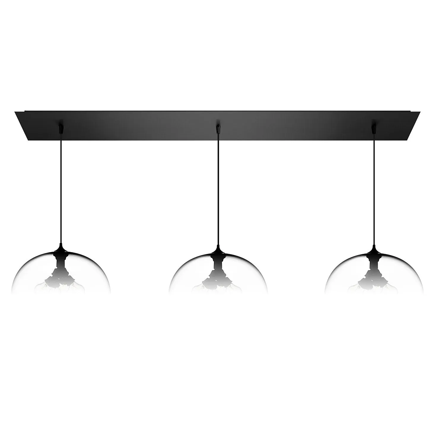 Linear-3 Large Canopy - Matte Black