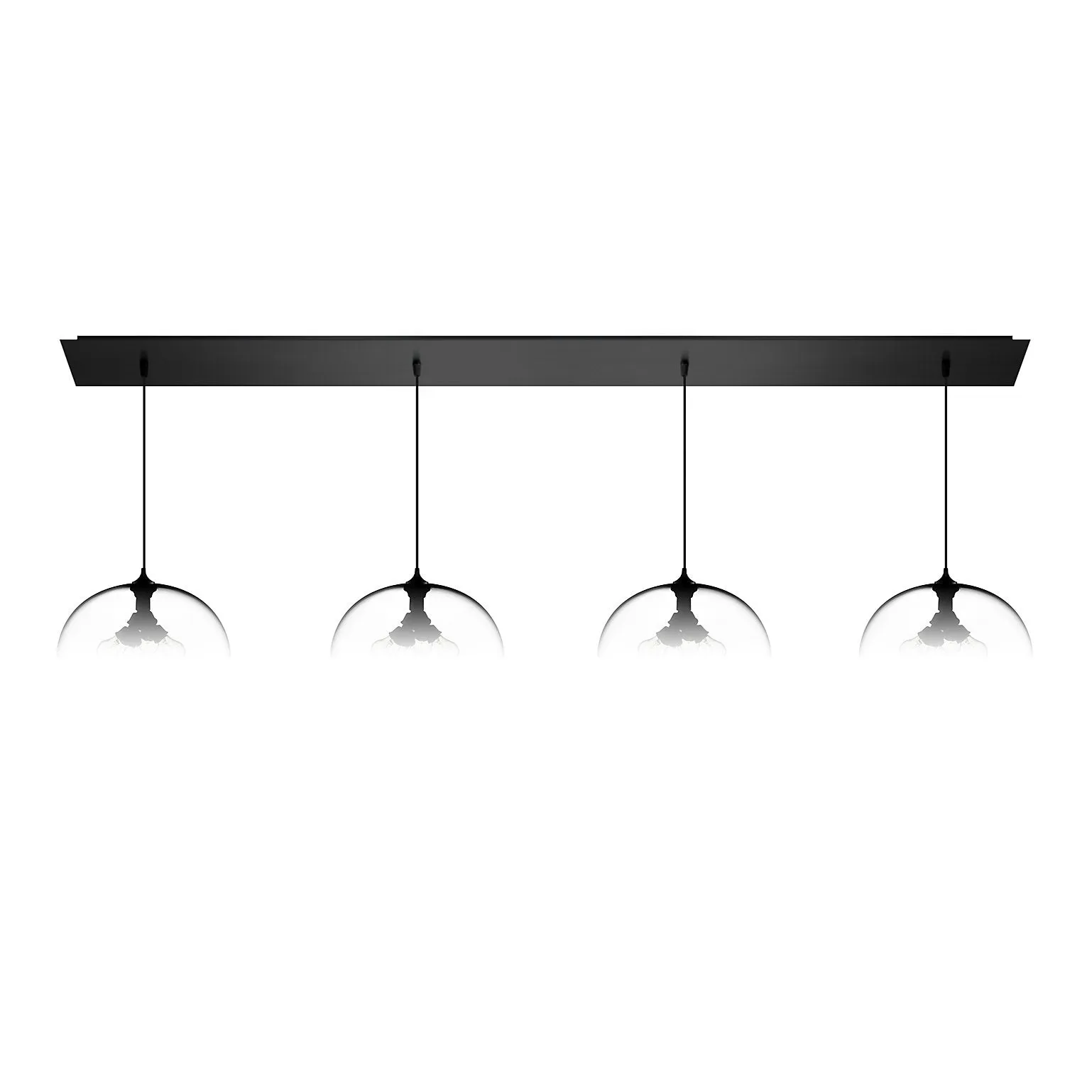 Linear-4 Large Canopy - Matte Black