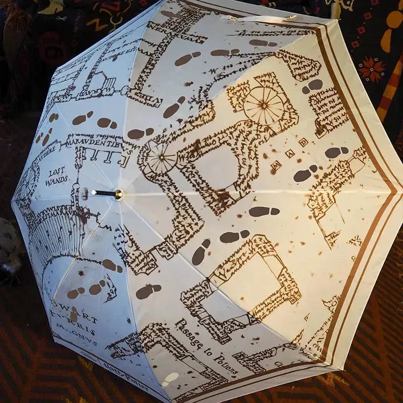 Marauder's Map Color Changing Umbrella