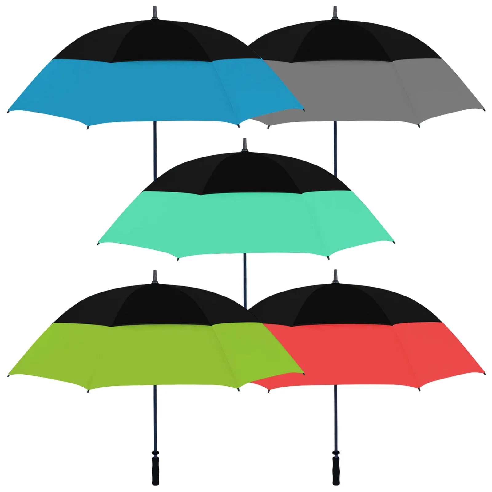 Masters TourDri 60" Double Canopy UV Protection Colour Burst Umbrella