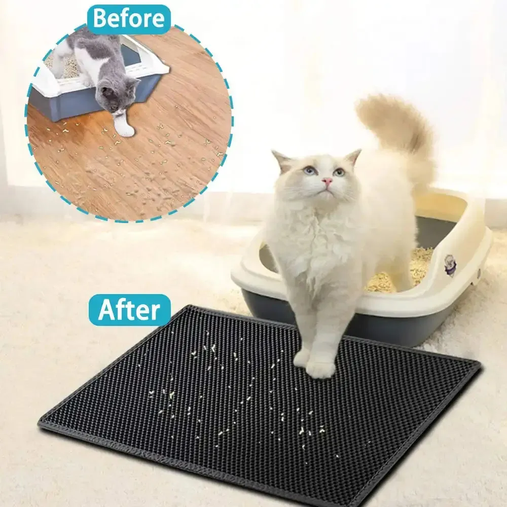 Multiple Fold Cat Litter Trap Mat