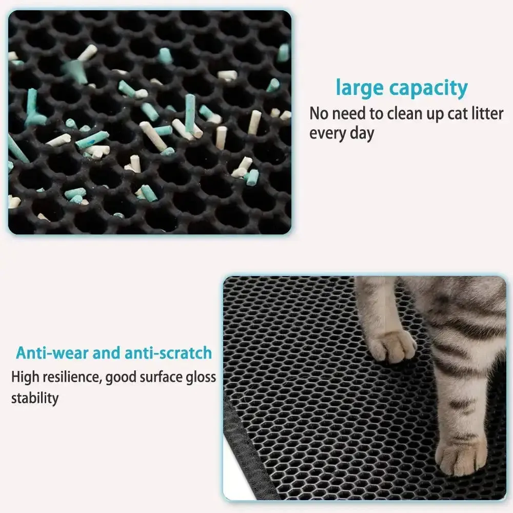 Multiple Fold Cat Litter Trap Mat