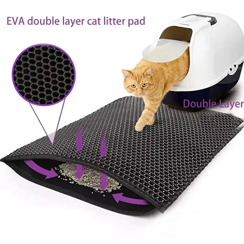 Multiple Fold Cat Litter Trap Mat