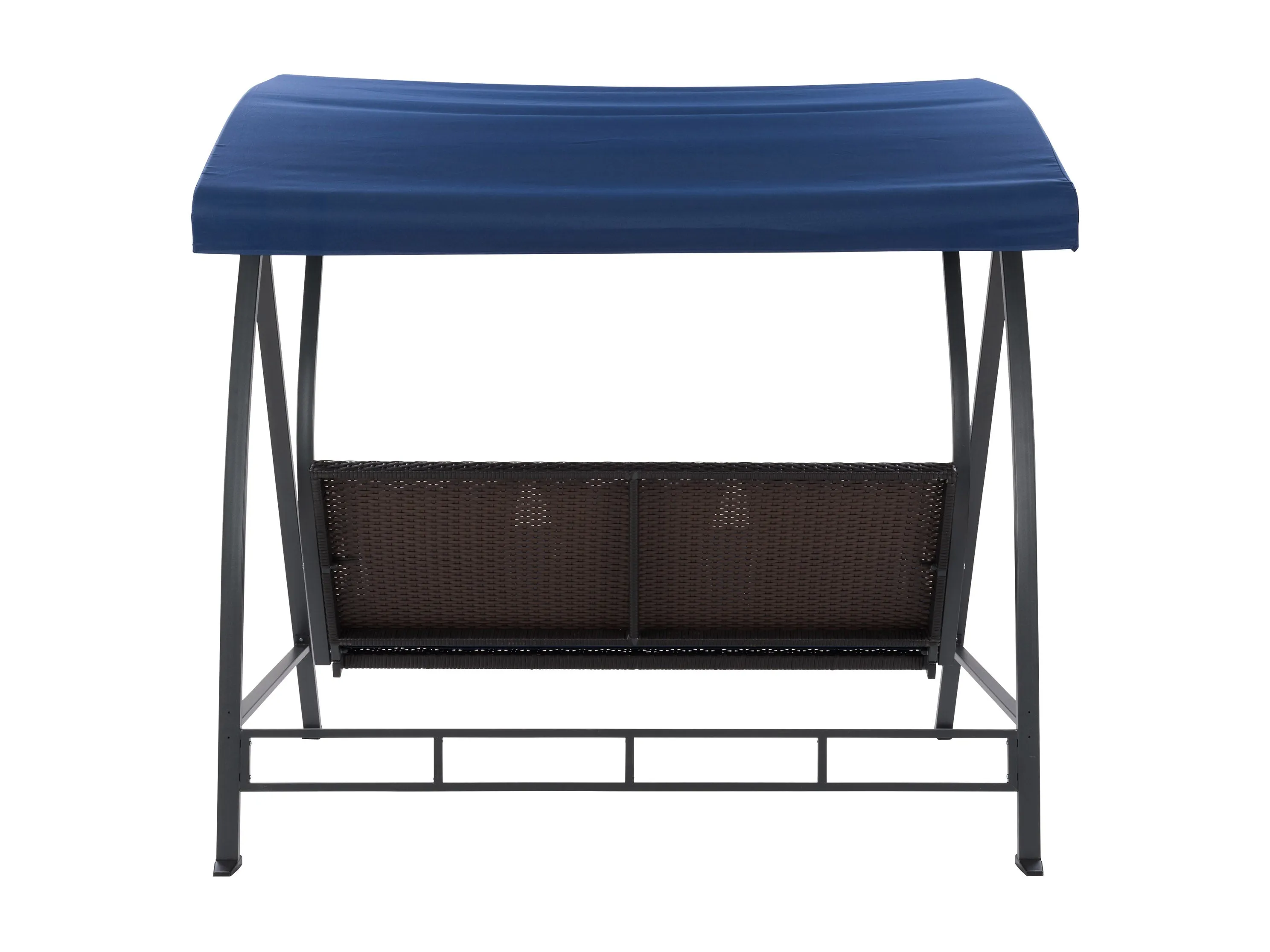 Navy Blue Patio Swing With Canopy