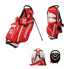 Nebraska Cornhuskers Team Golf Fairway Light 14-Way Top Golf Club Stand Bag