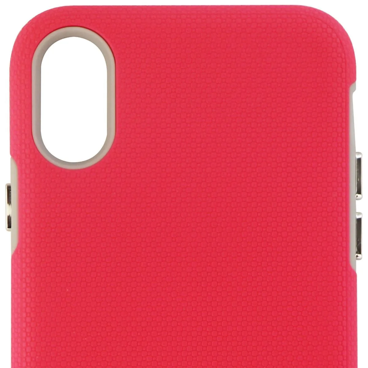 Nimbus9 Latitude Series Dual Layer Case for Apple iPhone X - Textured Pink/Gray