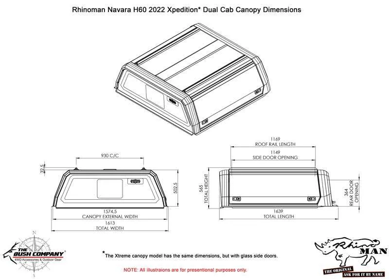 Nissan Navara Rhinoman Canopy