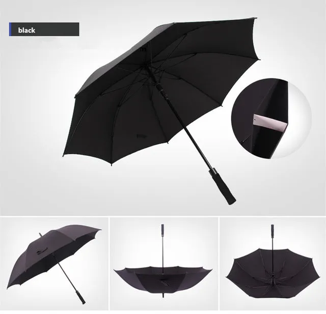 NX Inside and outside double-layer windproof  sun long umbrella largy male and women business Sunscreen golf umbrella