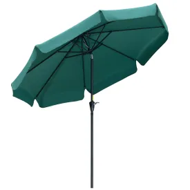 Outsunny Patio Umbrella Green