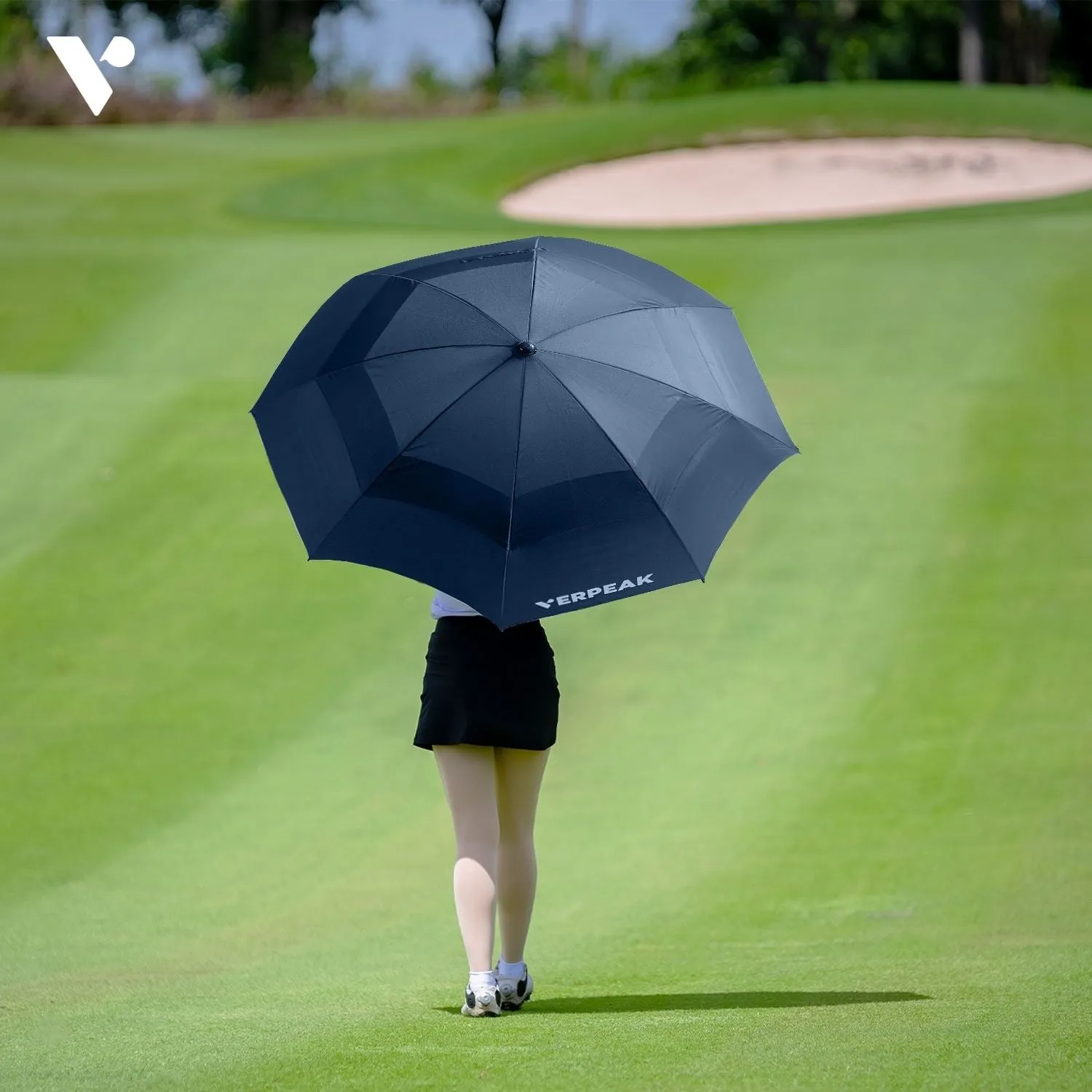 Oversize 62" Windproof Golf Umbrella, Automatic Open - Verpeak