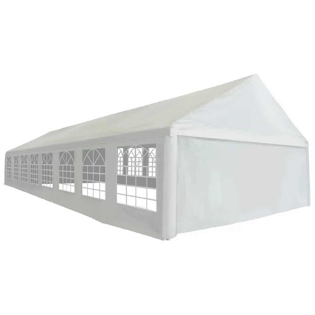 Party Tent PE 6x16 m White