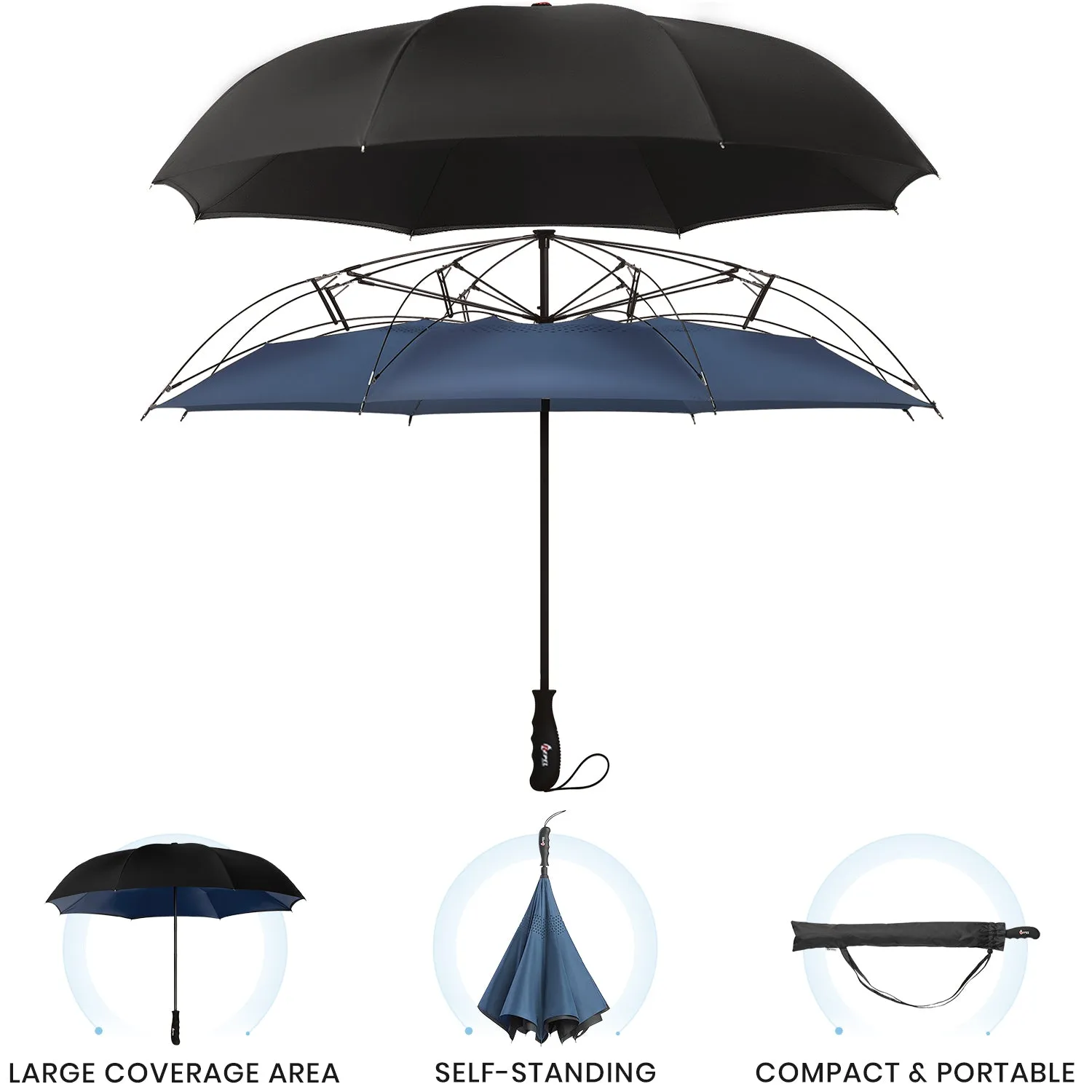 Repel Reverse Folding Umbrella