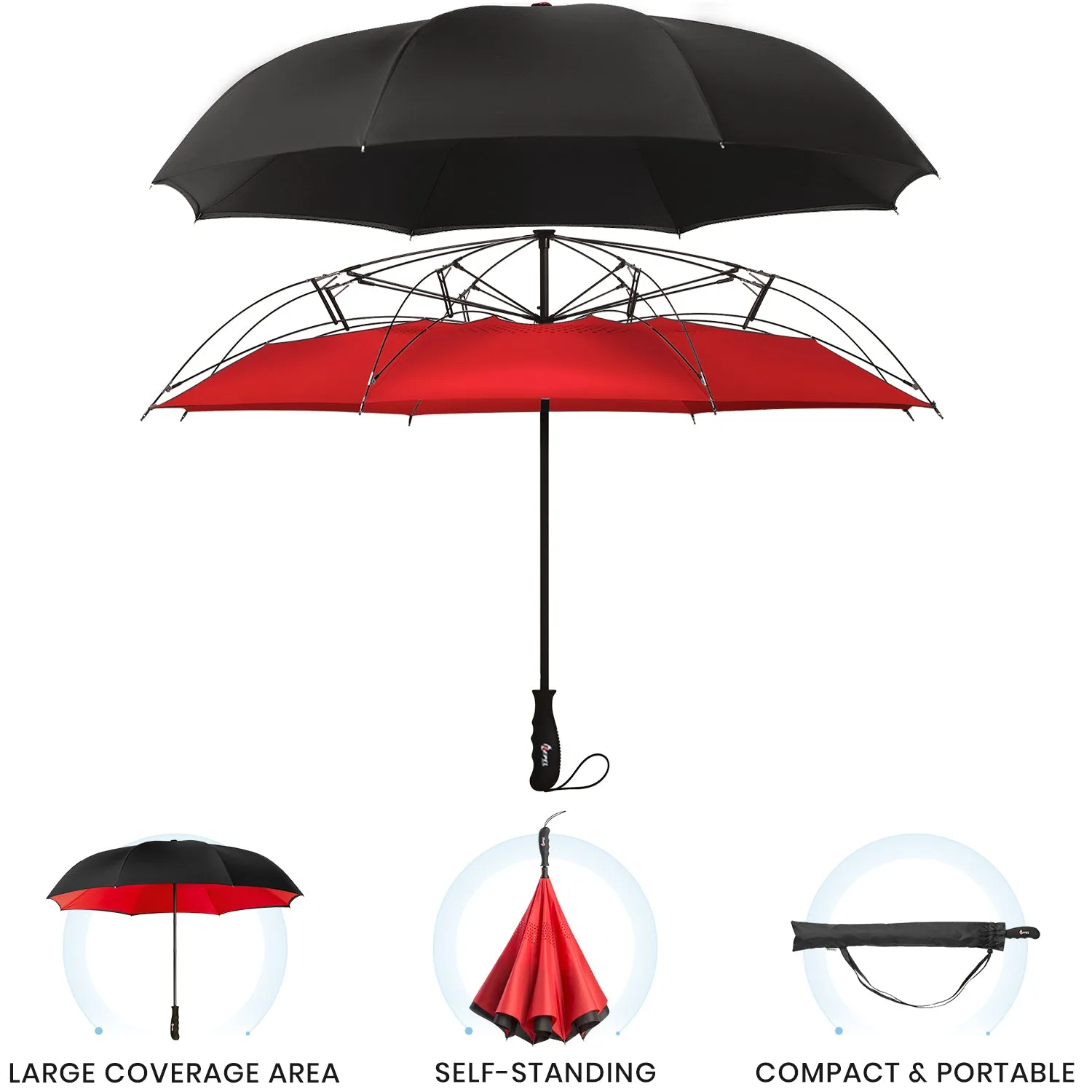 Repel Reverse Folding Umbrella