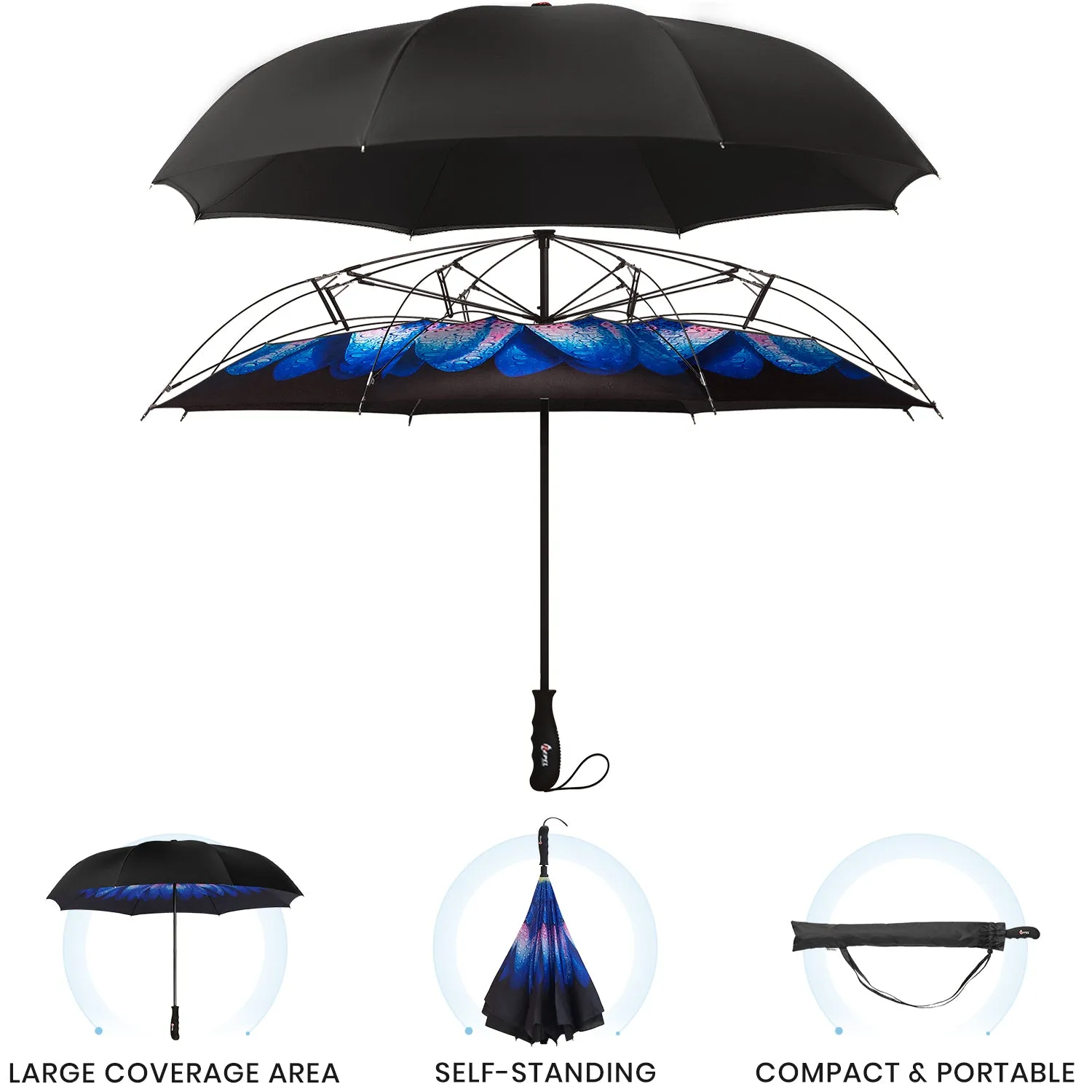 Repel Reverse Folding Umbrella