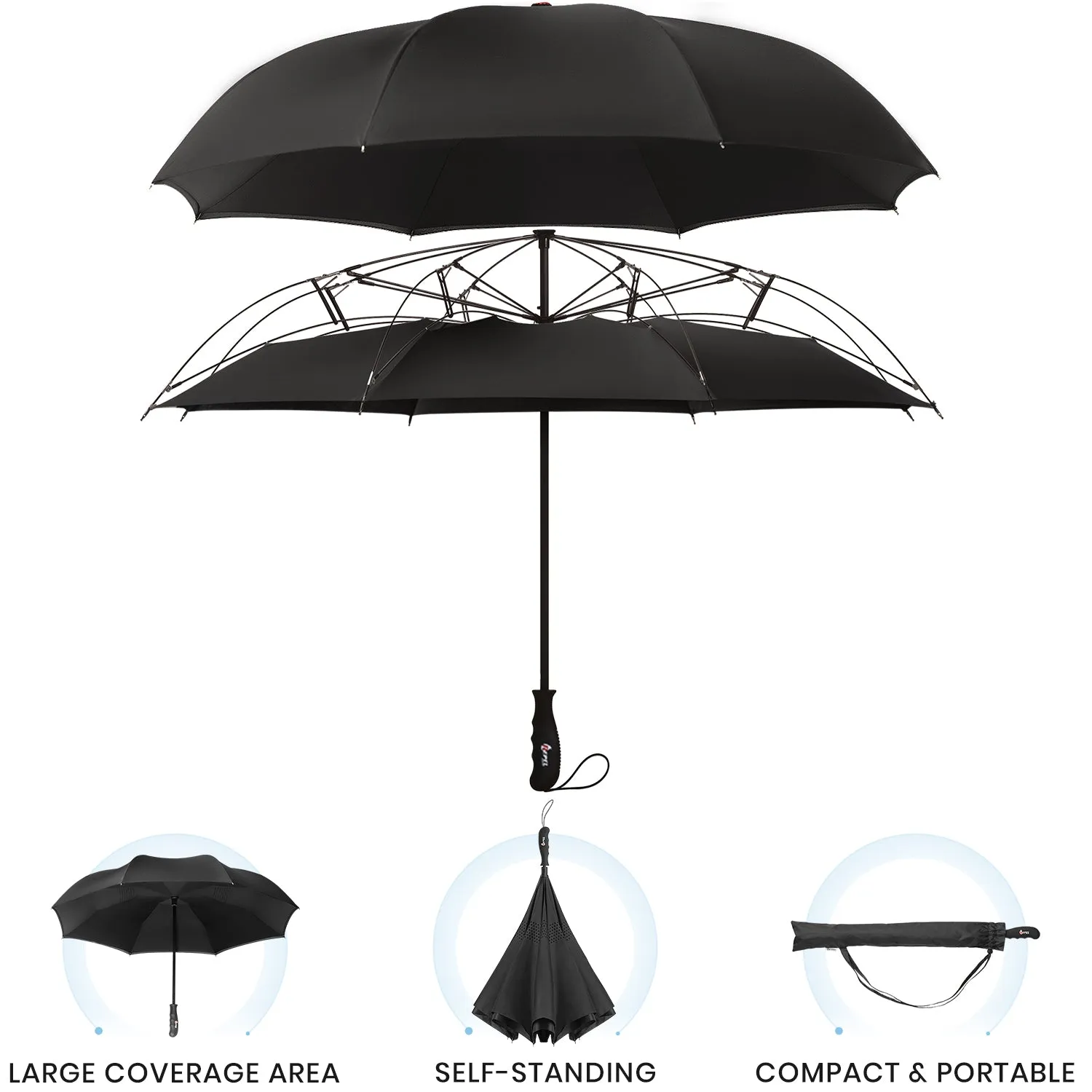 Repel Reverse Folding Umbrella