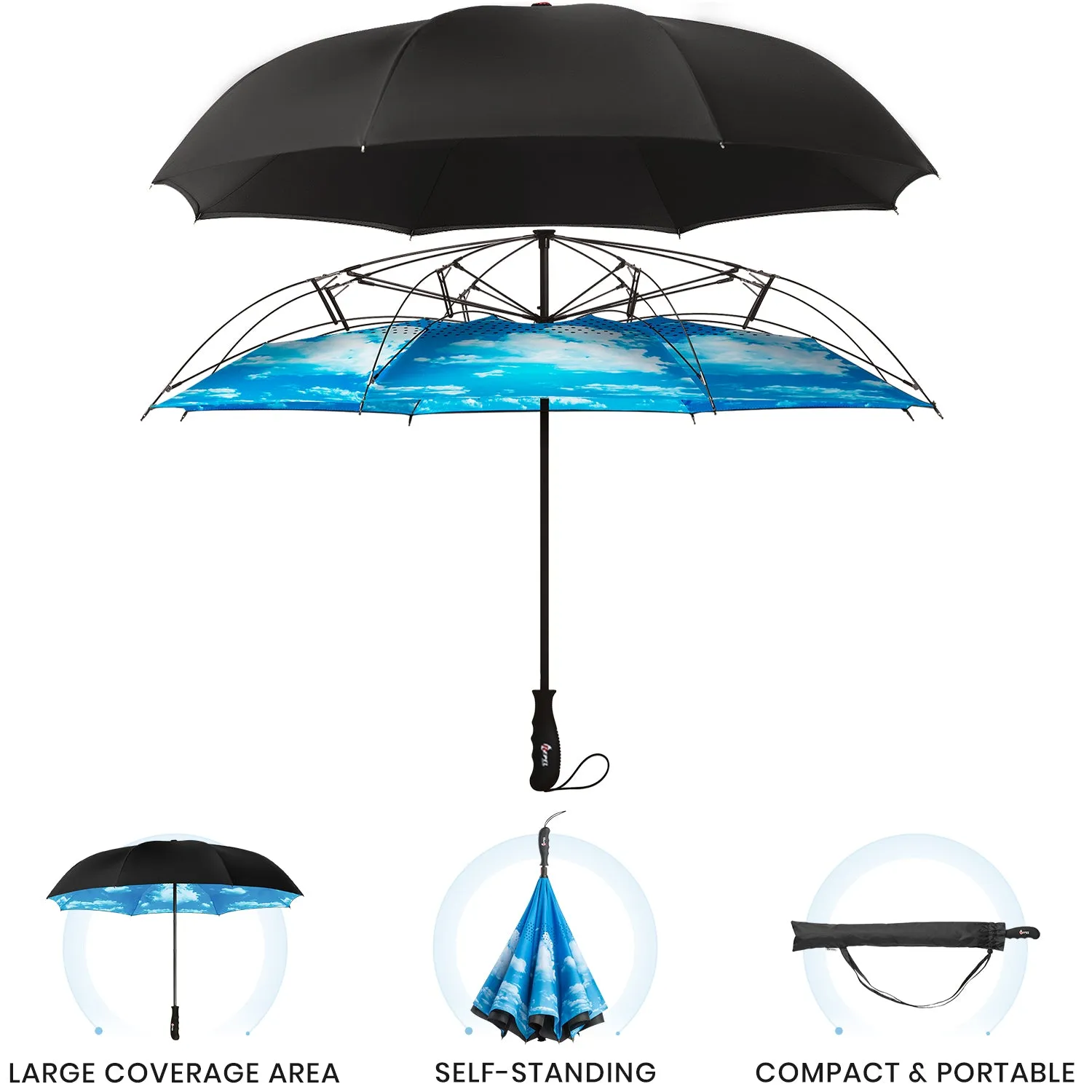 Repel Reverse Folding Umbrella