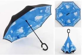 Reverse Folding Double Layer Umbrella