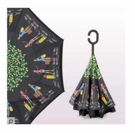 Reverse Folding Double Layer Umbrella