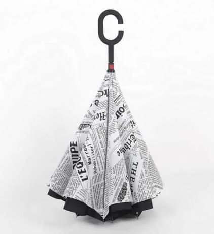 Reverse Folding Double Layer Umbrella