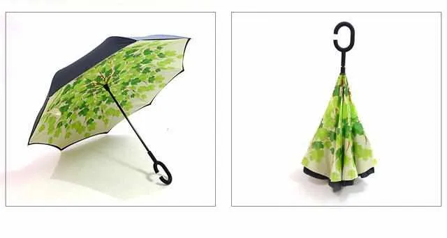 Reverse Folding Double Layer Umbrella