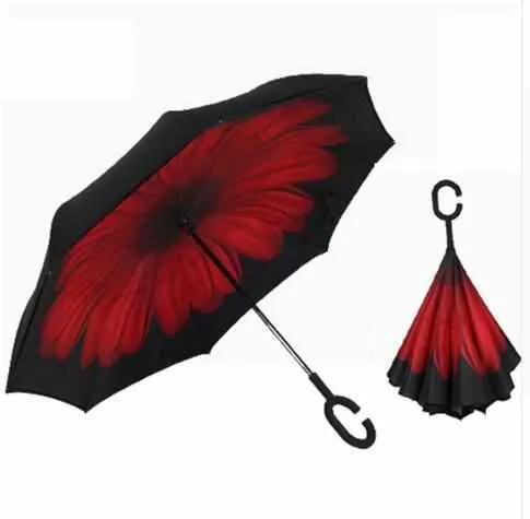 Reverse Folding Double Layer Umbrella