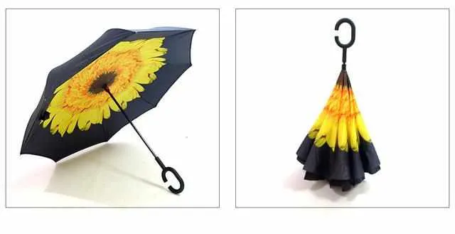 Reverse Folding Double Layer Umbrella