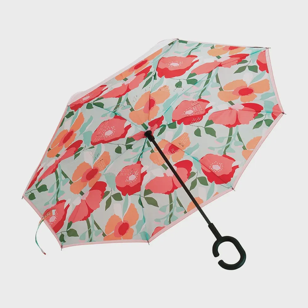 Reverse Umbrella Sherbet Poppies