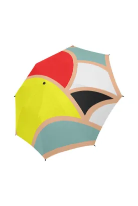 Rising Suns Semi-Automatic Foldable Umbrella