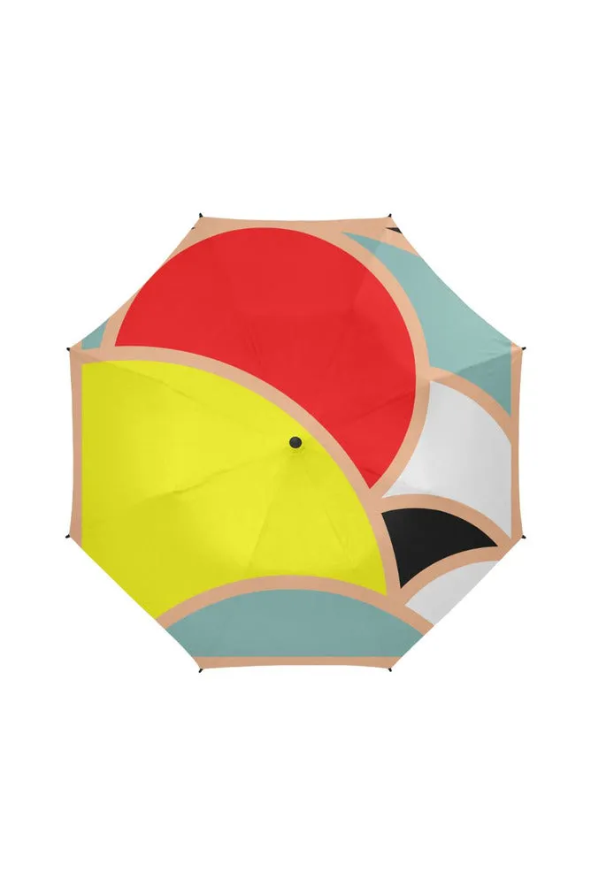 Rising Suns Semi-Automatic Foldable Umbrella