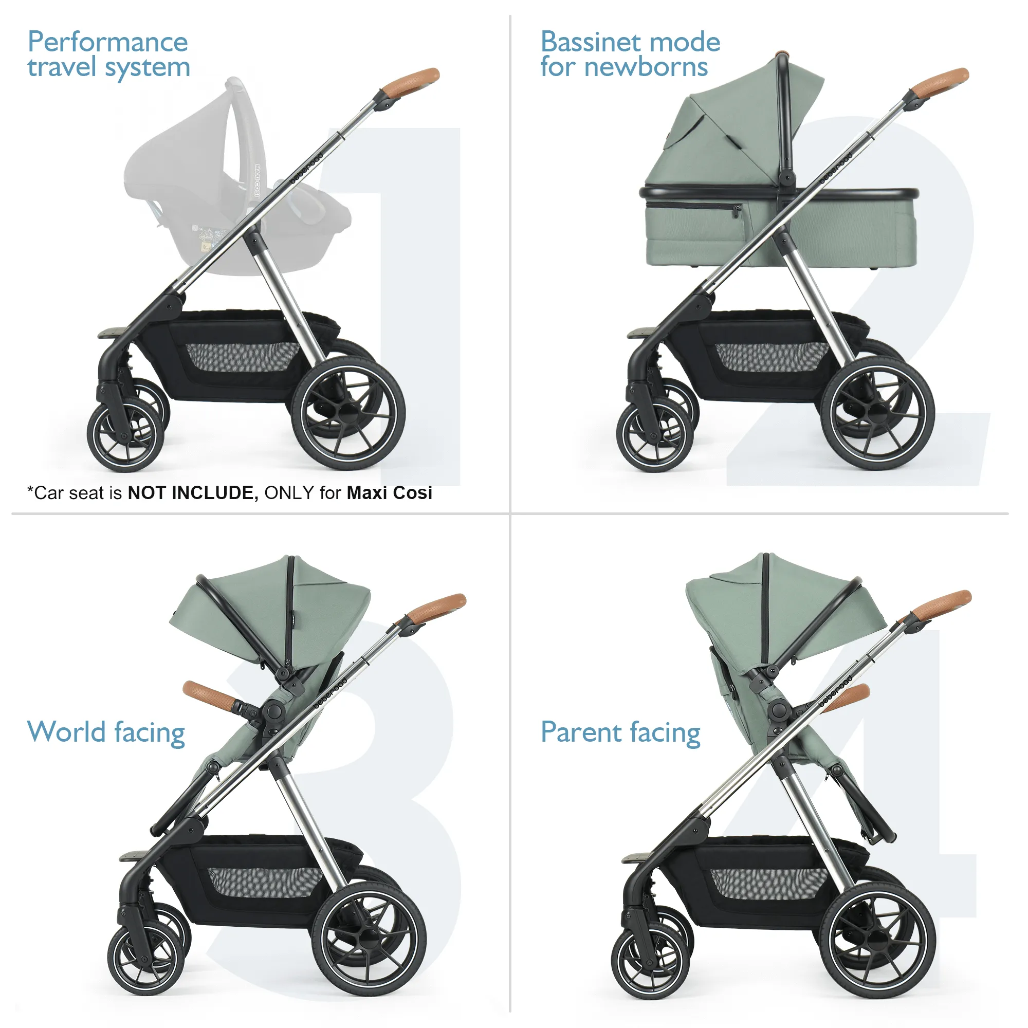 RX 3-in-1 Baby Stroller