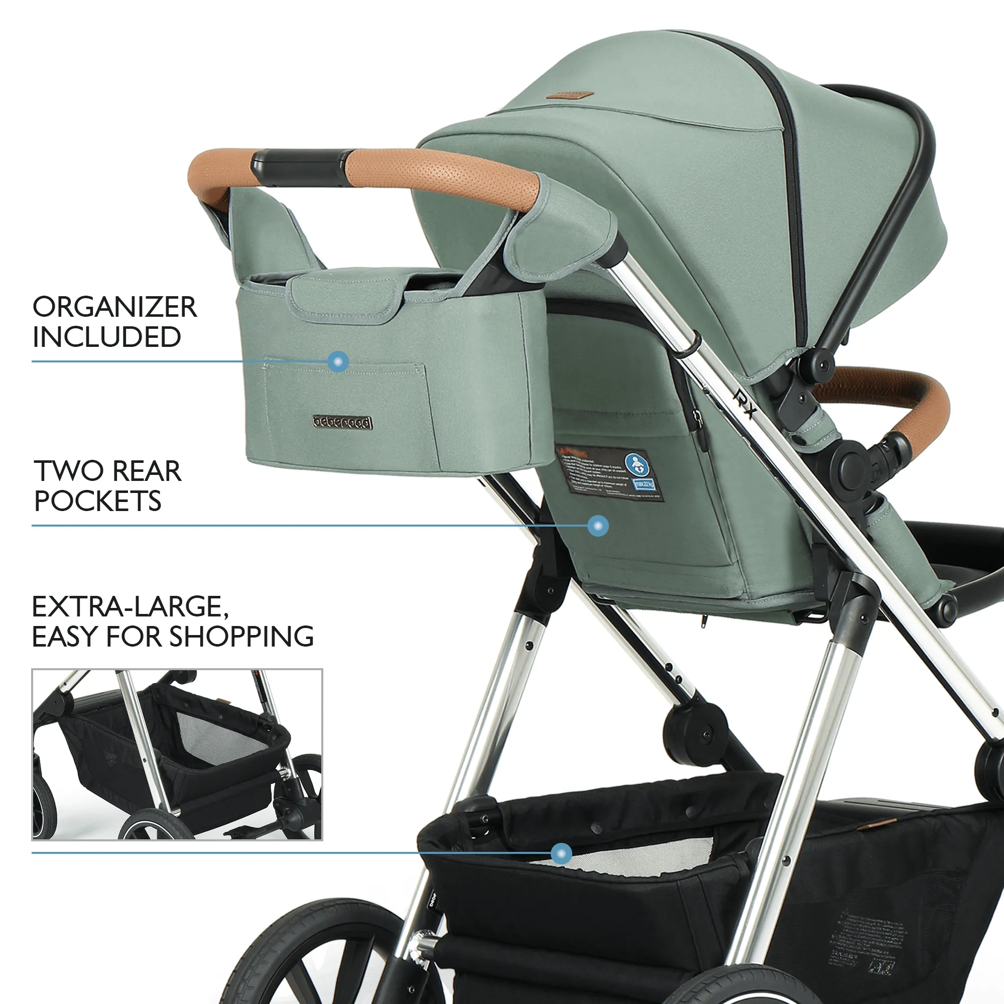 RX 3-in-1 Baby Stroller