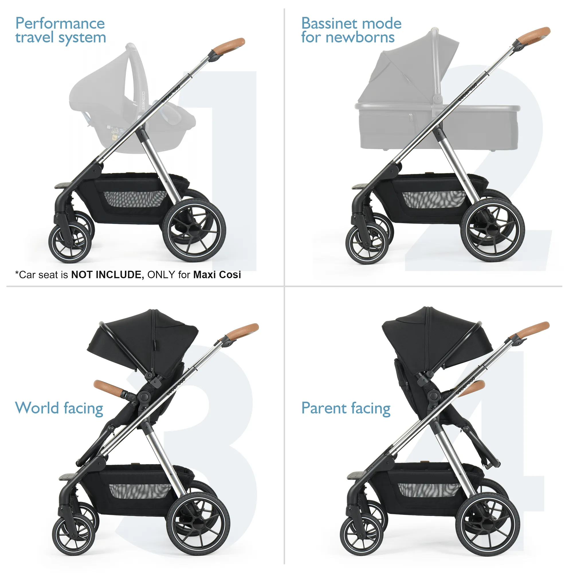 RX 3-in-1 Baby Stroller