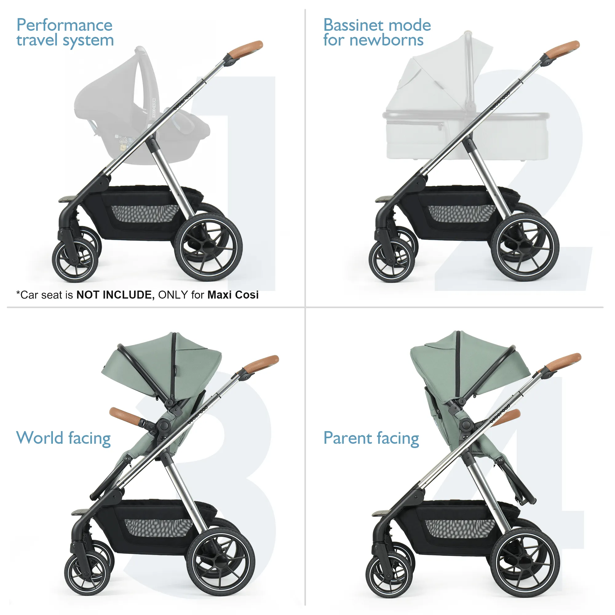 RX 3-in-1 Baby Stroller