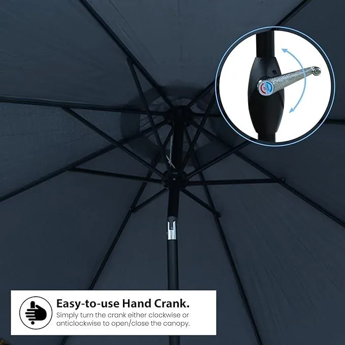 SG TRADERS 2.7m Garden Parasol Umbrella